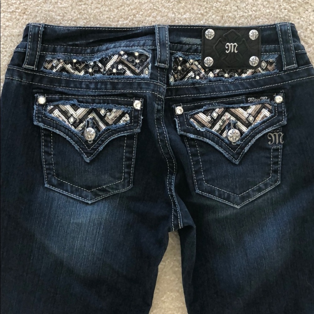 NWT Miss Me Dark Boot Cut Jeans